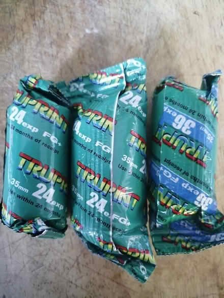 Photo of free 11 no. Truprint 35mm rolls of film (MK14 Great Linford) #1