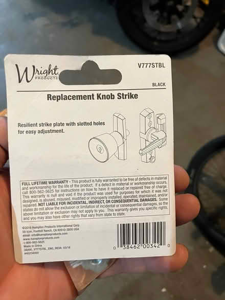Photo of free Storm door catch (Wingdale) #2