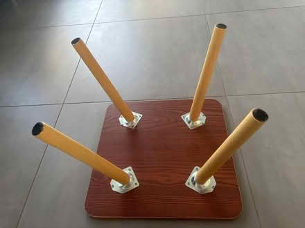 Photo of free Small square table w removable legs (Union Street, Borough SE1) #4