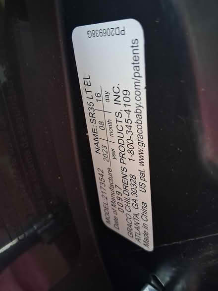 Photo of free Graco Car Seat & Base (Media Borough) #4