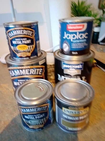 Photo of free Assorted lot of metal paint (Orton Goldhay PE2) #1