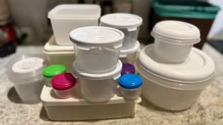 Photo of free Plastic Storage for food or crafts (Welling DA16) #1