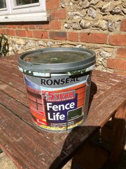 Photo of free Fence paint (HP27 Lacey Green) #1