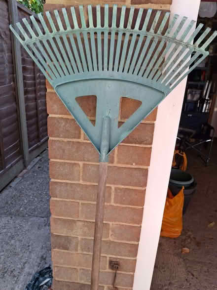 Photo of free 2 plastic leaf rakes (Lightwater GU18) #2