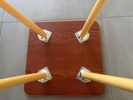 Photo of free Small square table w removable legs (Union Street, Borough SE1) #3