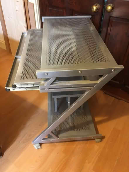 Photo of free Metal computer table (Stockport SK3) #3