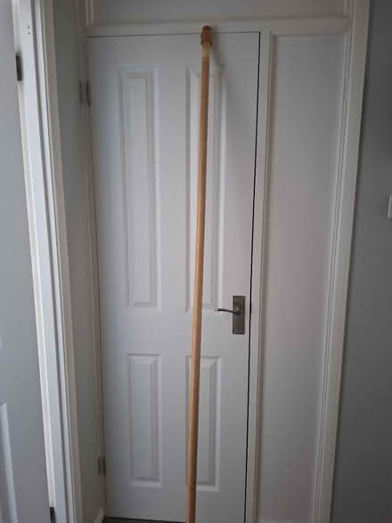 Photo of free Approx 2m pine curtain pole (OX15 bloxham) #1