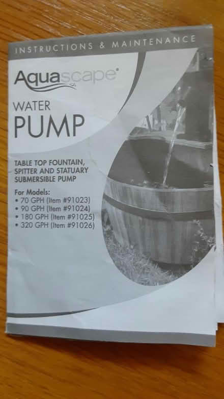 Photo of free Garden water pump (Southdown and Truscott) #2