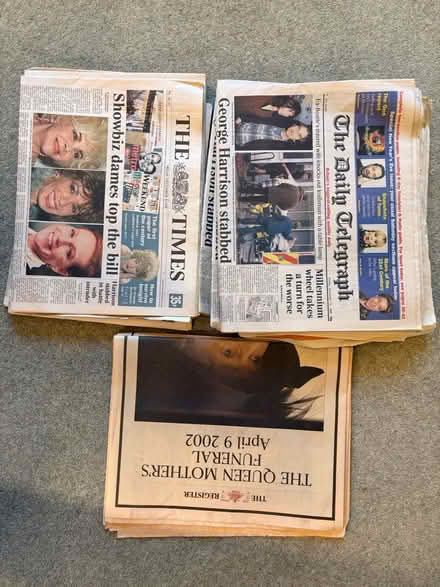 Photo of free Millenium newspapers (West Horsley KT24) #1