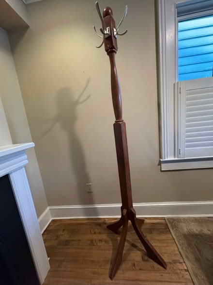 Photo of free Solid wood coat/hat stand (SE Old Town, Alexandria) #1
