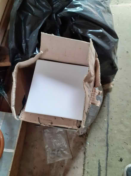 Photo of free Part box small white tiles (Tonbridge TN9) #1