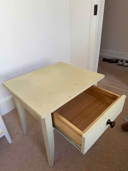 Photo of free Off-White Side Table (Trumpington Ward CB2) #2