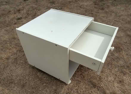 Photo of free Bedside table with drawer on castors (Whitchurch-On-Thames RG8) #2