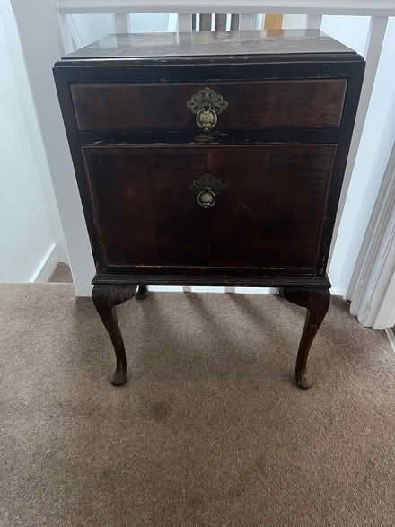 Photo of free Antique bedside table (Backwell) #2