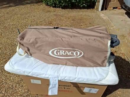 Photo of free Travel cot and mattress (Burnham Green AL6) #1