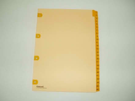 Photo of free 4 A4 Filing Index Divider Sets (Yateley GU46) #3