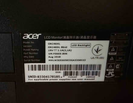 Photo of free Gaming monitor (BN7) #2