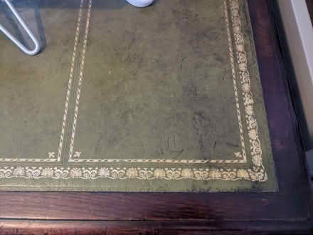 Photo of free Twin pedestal mahogany partner desk (Harrow Green E11) #4