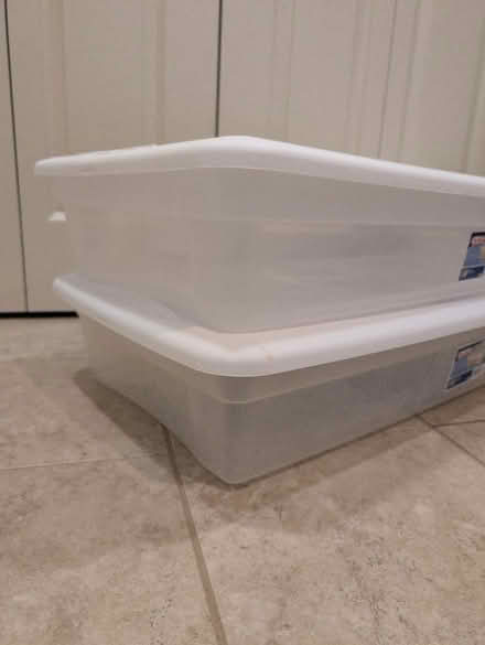 Photo of free 2 under bed storage containers (El Cerrito) #2