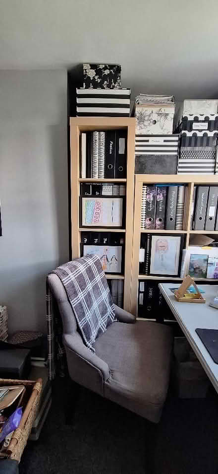 Photo of free Tan Ikea Kallax bookcase 1x5 (Lion Gate TW9) #1