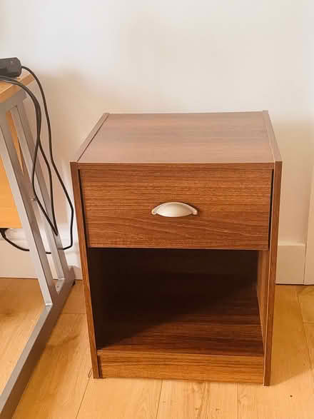 Photo of free Brown Bedside Table with Drawer (Nottingham NG3) #2