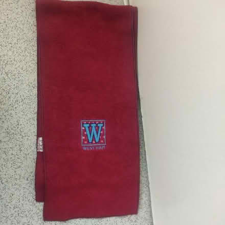 Photo of free West Ham fleece scarf (Dagenham RM10) #1
