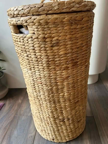 Photo of free Wicker laundry basket (Banstead SM7) #1