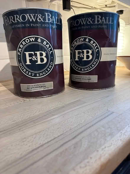 Photo of free Farrow and Ball Pitch Blue Paint (Warwick CV34) #1