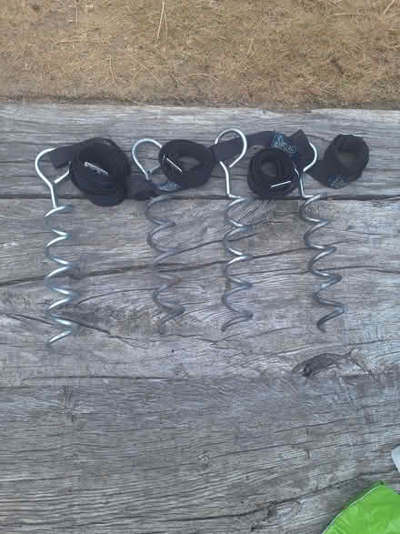 Photo of free Ground anchors, for trampoline etc (Sunningdale SL5) #1
