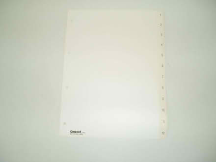 Photo of free 4 A4 Filing Index Divider Sets (Yateley GU46) #1