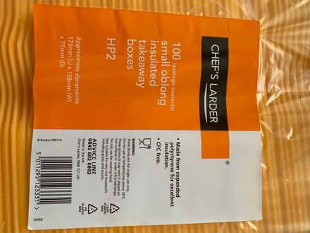 Photo of free takeaway boxes (Tunbridge Wells S. TN2) #2