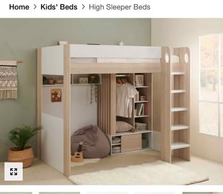 Photo of free High Sleeper with Wardrobe &storage (Upper Tulse Hill SW2) #1