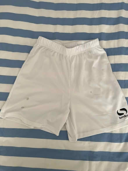 Photo of free White football shorts- men’s XS (Colchester CO3) #1