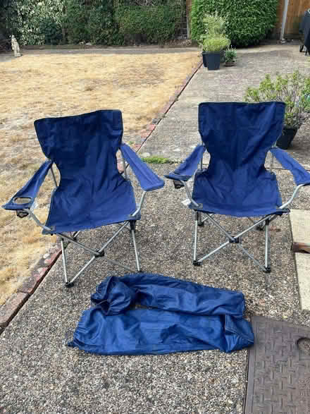Photo of free 2 camping chairs (Hersham KT12) #1