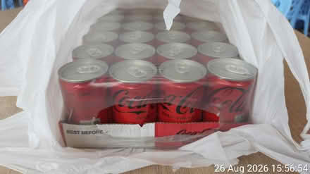 Photo of free 24× 150ml can Coke zero (Edgwarebury Lane) #1