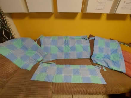Photo of free Hand made cot bumper (Radcliffe M26) #1