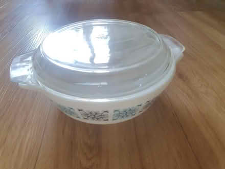 Photo of free Retro Pyrex casserole dish with lid (Marston OX3) #1