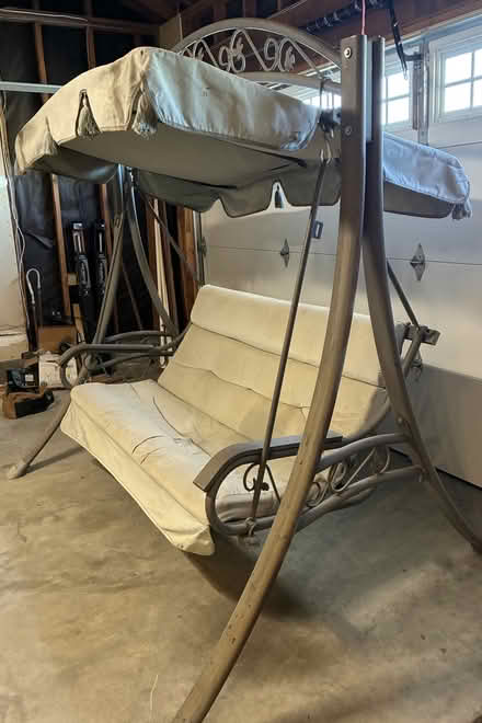 Photo of free Patio swing (freestanding) (west Cupertino) #2