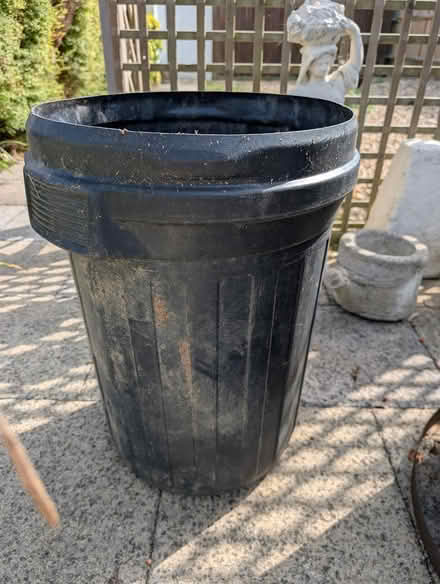 Photo of free Black plastic dustbin (Bexhill-on-Sea TN39) #1