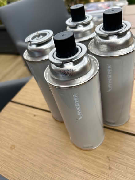 Photo of free 4 Butane camping gas canisters (New Haw, KT15) #3