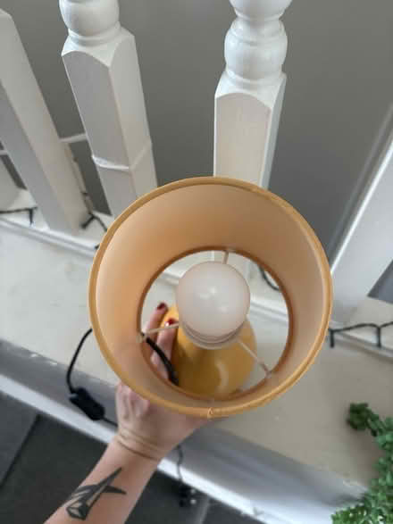 Photo of free Mustard lamp (E17 Walthamstow) #3