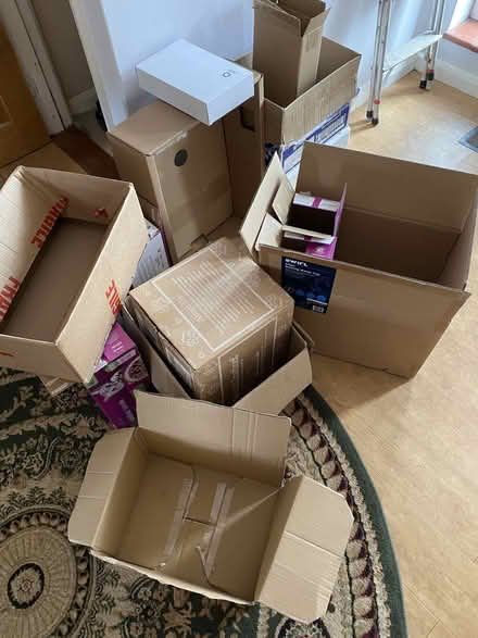 Photo of free Assorted cardboard boxes. (Felpham PO22) #1