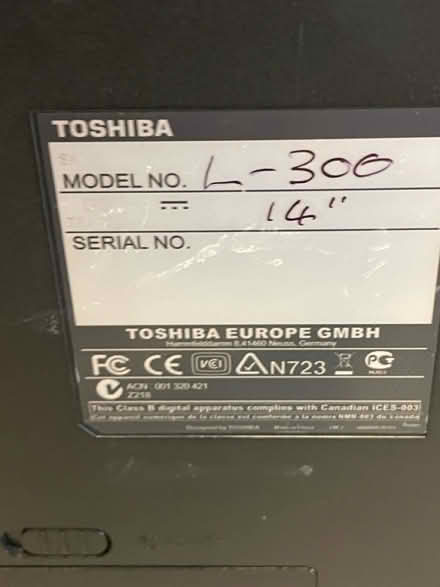 Photo of free Computer Toshiba with Linus lite (Hammersmith W6) #2