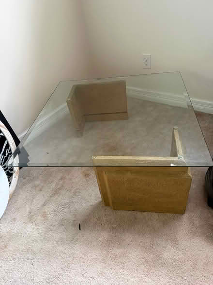 Photo of free Glass coffee table (Four corners) #3