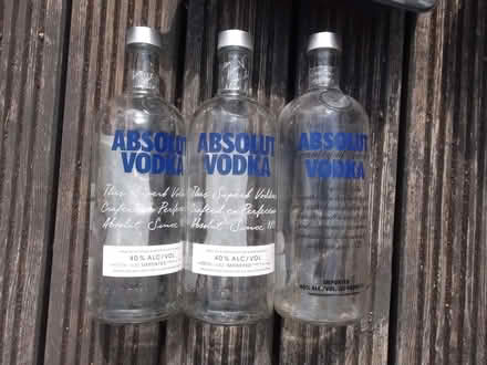 Photo of free Vodka Absolut Empty Bottles for Recycling (Trench TF2) #1