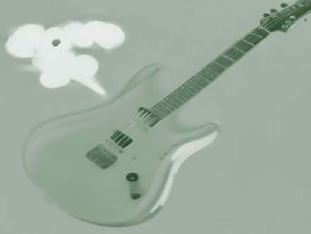 Photo of left handed electric guitar (Rayner's Lane HA2) #1