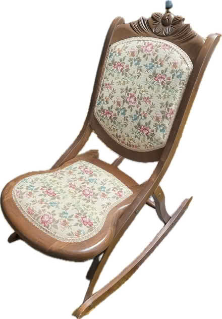 Photo of free Small folding rocking chair (Grant/Fremont) #1