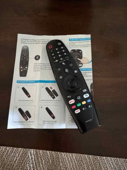 Photo of free LG Smart TV remote New (Wakefield) #1