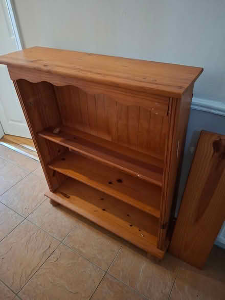 Photo of free Wooden bookshelf (Shankill, Dublin 18) #1