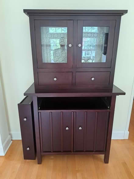 Photo of free Glass front hutch (winnetka) #1